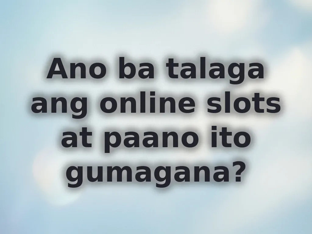 How slots work